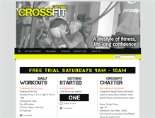 Tablet Screenshot of crossfitcayman.com